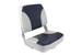 Кресло складное мягкое XXL двухцветное серый/синий 1040691