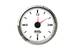Часы кварцевые аналоговые, белый циферблат, нержавеющий ободок, д. 52 мм KY09100