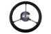Рулевое колесо Volanti Luisi LIPARI обод черный, спицы серебряные д. 280 мм VN828022-01